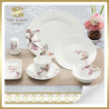 Atacado inglês china dinnerware set, dinnerware floral